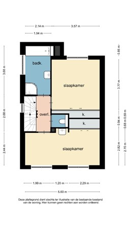 Floorplan - Meidoornstraat 15, 6163 EM Geleen